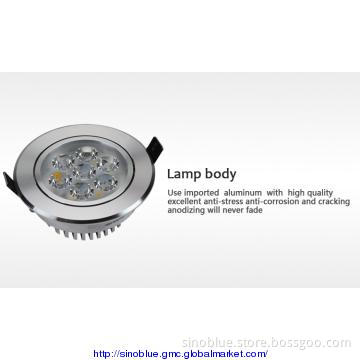 Energy Saving 7W  LED Downlight LED Spotlights
